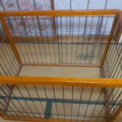 木製枠ペットゲージ