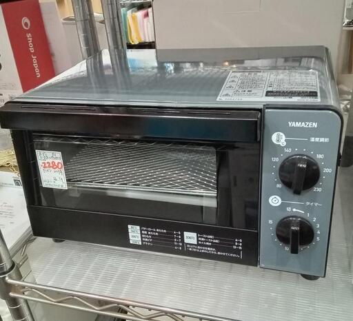 ★【ヤマゼン】オーブントースター  2019年製［YTC-FC122］キッチン家電  北九州店舗店頭販売のみ