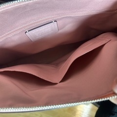 【美品】COACH トートバッグ ピンクの画像