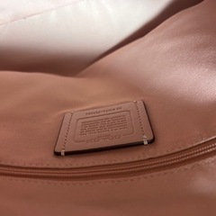 【美品】COACH トートバッグ ピンクの画像