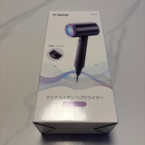 マイナスイオン　ヘアドライヤー