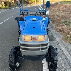 イセキ　トラクター　17馬力 4WD PTO正転/逆転 パワステ　バックアップ　TM17　耕うん幅1300mm 安全フレーム　使用時間少ない　ディーゼル　代掻き　耕運　畝立て　畑　尾輪付き  簡易始動動画ありの画像