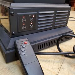 ランタン型ファンヒーター 電気温風機 (10ILH110-02) リモコン付き QVCジャパン◆幅30㎝×奥行30㎝×高さ69㎝◆買取帝国 朝霞店 配達可能の画像
