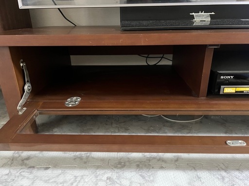 無印良品 TV用ローボード GMGN225○無印良品 / MUJI 木製AVラック TV