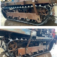 筑水キャニコム BFY702 林内作業車 クローラー 運搬車 最大積載量750㎏ ウインチ エンジン始動 中古 引き取り限定の画像