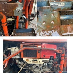 筑水キャニコム BFY702 林内作業車 クローラー 運搬車 最大積載量750㎏ ウインチ エンジン始動 中古 引き取り限定の画像