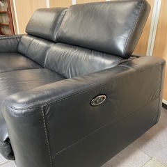 【早い者勝ち】本革　電動リクライニングソファー　2人掛けソファー　高級　
