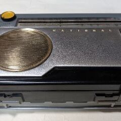 稀少ナショナル高級電池管ポータブルラジオの画像