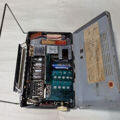 稀少ナショナル高級電池管ポータブルラジオの画像