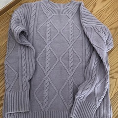 ほぼ未使用！ケーブルニットワンピース 