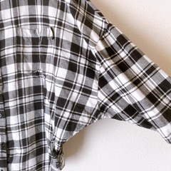 スチューシー stussy woman ルーズフィット長袖シャツ チェックの画像