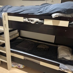 子ども用二段ベッドの画像