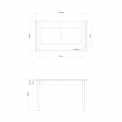 無印良品　テーブルの画像