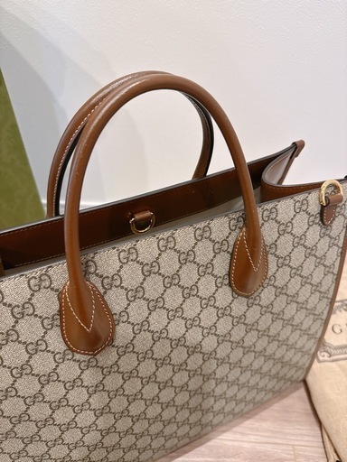 「値下」Gucci インターロッキングG MD トートバッグ 674148