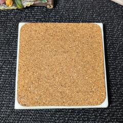 陶器のコースターセットの画像