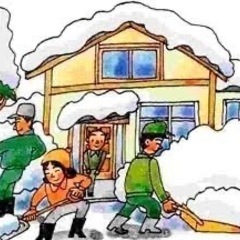 雪かき致します