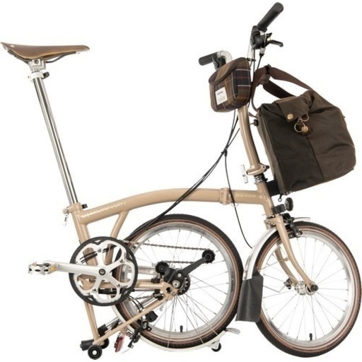【激レアかつほぼ新品】BROMPTON×バブアーコラボ 折りたたみ自転車  