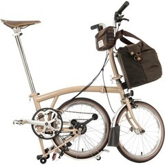 【激レアかつほぼ新品】BROMPTON×バブアーコラボ 折りたたみ自転車  の画像