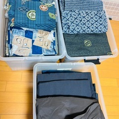着物 紳士 まとめ売り 3箱　リメイクの画像