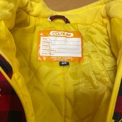 CCL TEAM ベビー用ジャンプスーツ 赤チェックの画像