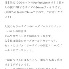 ポールヒューイット 腕時計 ブレスセットの画像