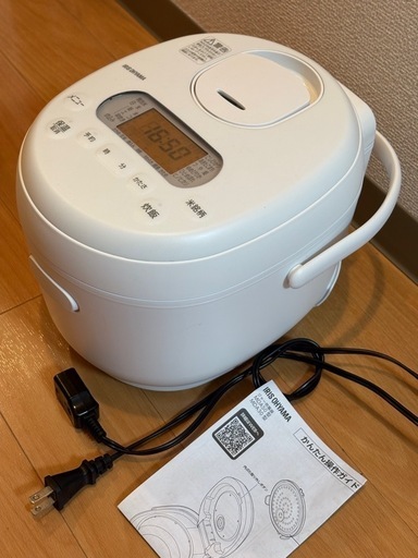 【IRIS OHYAMA】炊飯器 マイコン式 3合炊き RC-MDA30-W ホワイト