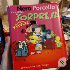 イタリア語のNero Porcelloのシリーズのパズル絵本