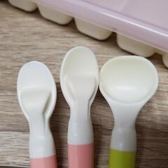 ピジョン　離乳食スプーン　離乳食冷凍保存容器の画像