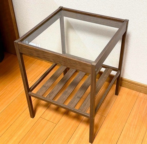【交渉中\n】IKEA イケア サイドテーブル ネスナ NESNA ブラウン