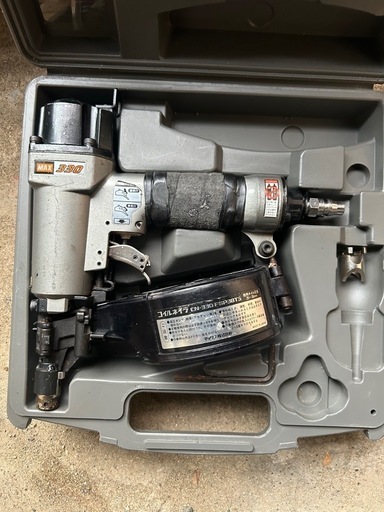 中古 MAX コイルネイラ CN-330 ケース付き