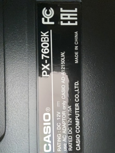 電子ピアノ　CASIO PX-760