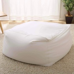 ニトリ ビーズソファ 大(カバー付き)の画像