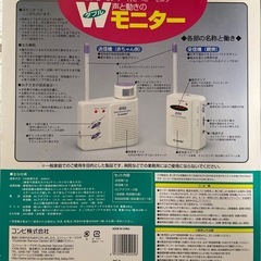 📍【受付中】コンビ　ベビーモニター　ダブルモニター　音声　動き　説明書ありの画像