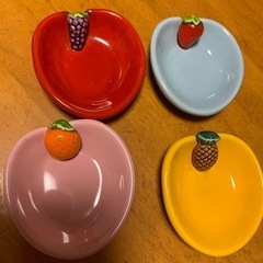 【フルーツ小皿　4枚セット】