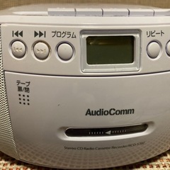 ジャンク　FM/AMラジオ付きCDラジカセの画像