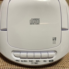 ジャンク　FM/AMラジオ付きCDラジカセの画像