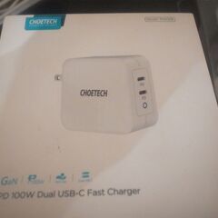 CHOETEC　PD100W　DUAL USB-C　Tast C...