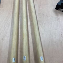 未使用　丸棒　木　径50×910mm DIY バラ売り　木材　合計３本