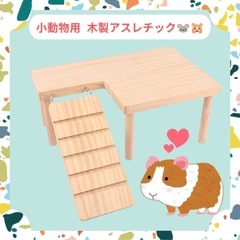 ハムスター アスレチック 木製 遊び場 小動物 ステージ の画像