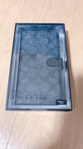 新品 COACH コーチ iPhone 14 Plus 手帳型iPhoneケース