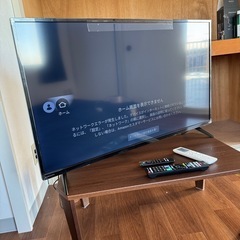 美品　ほぼ未使用　ORION オリオン SAFH401 40V型 AndroidTV搭載 チューナーレス スマートテレビ 