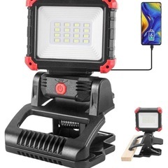 作業灯　LED ワークライト　キャンプ　アウトドア　釣り　USB充電
