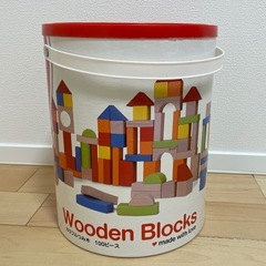 【最安値】Wooden Blocks カラフルつみ木 100ピース