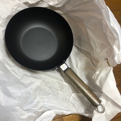 【受渡済み】IH対応 窒化鉄 深型 フライパン24cm simfe. シンフェ　鉄の画像