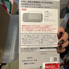 新品未開封有機ELSwitch用画面保護の画像