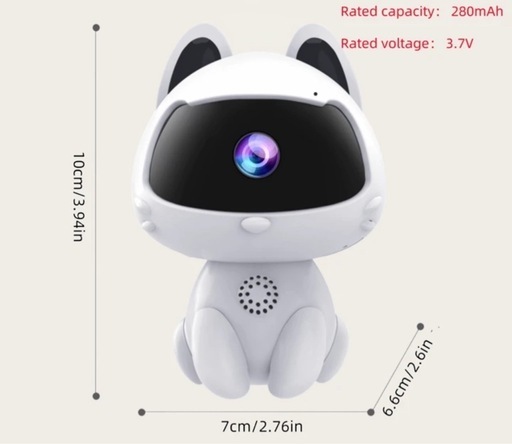 値下げ⤵️【美品】小型監視カメラ（ネコ型）　早目の取引希望