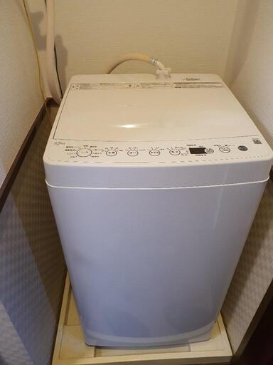 2/1 取引！全自動洗濯機 ホワイト BW-45A-W 4.5kg