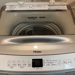 ※決まりました※【1年未満】洗濯機　ハイアール　7kgの画像