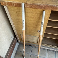 お話し中　剣道　竹刀　2本セットの画像