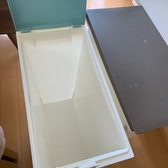 プラスチックゴミ箱20リットル3個の画像